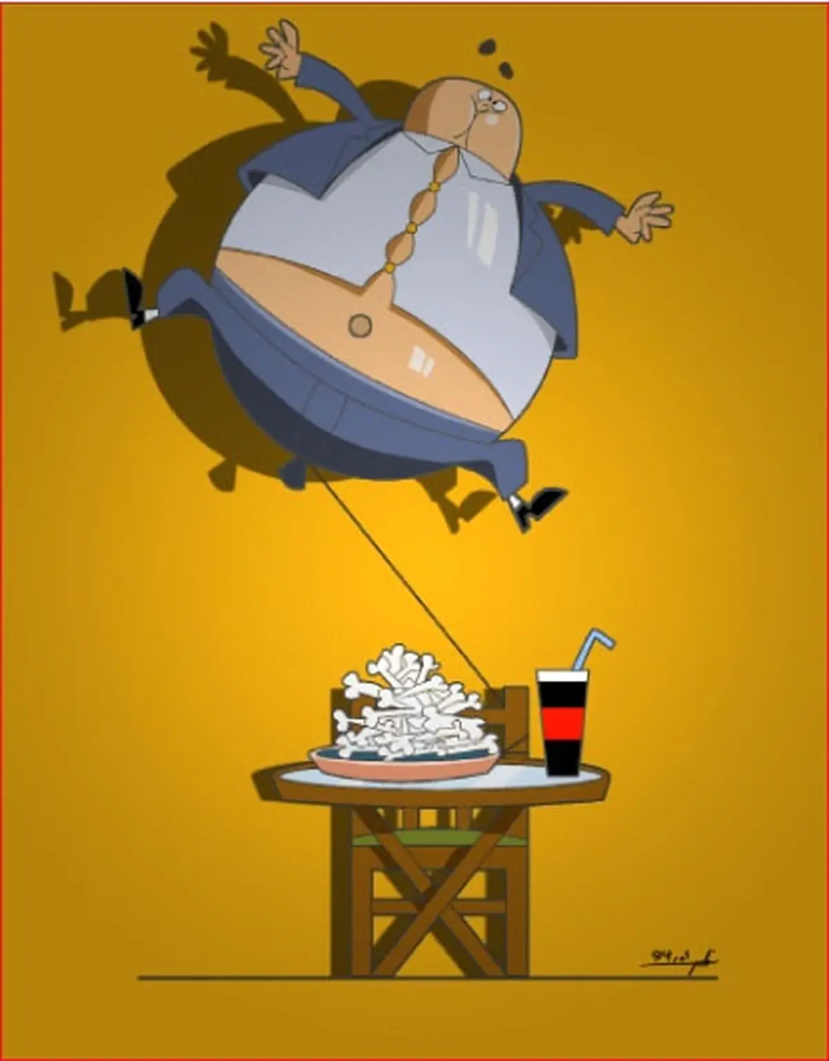 کاریکاتور/ خطر ترکیدگی!
