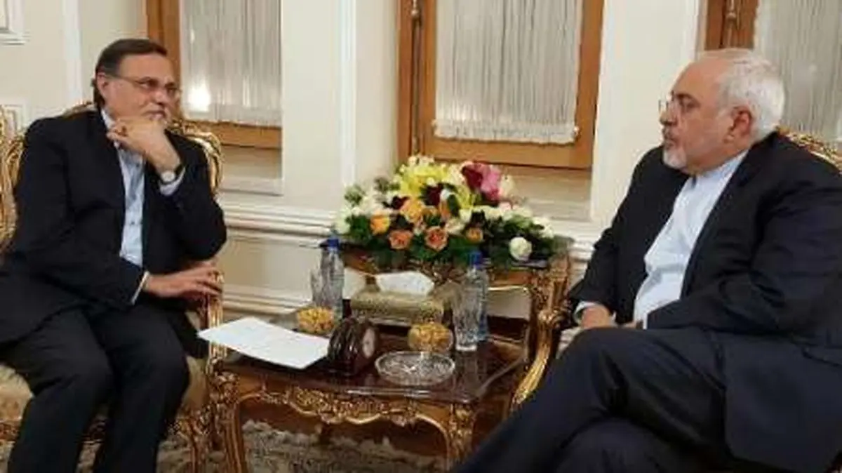 دیدار رئیس جدید موسسه اکو با ظریف