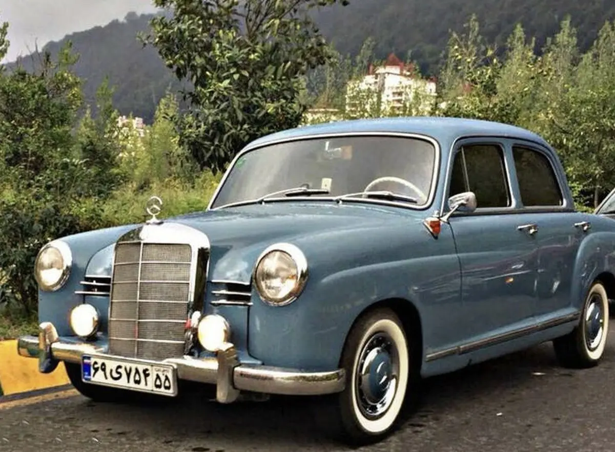 عتیقه لوکس مرسدس بنز در ایران /عکس