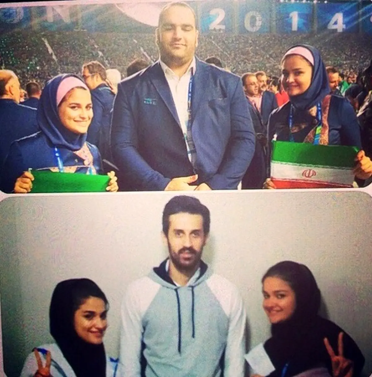 عکس/ یادگاری دختران و پسران طلایی ایران