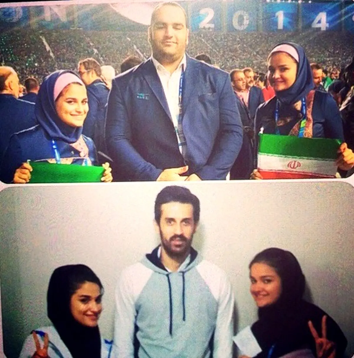 عکس/ یادگاری دختران و پسران طلایی ایران