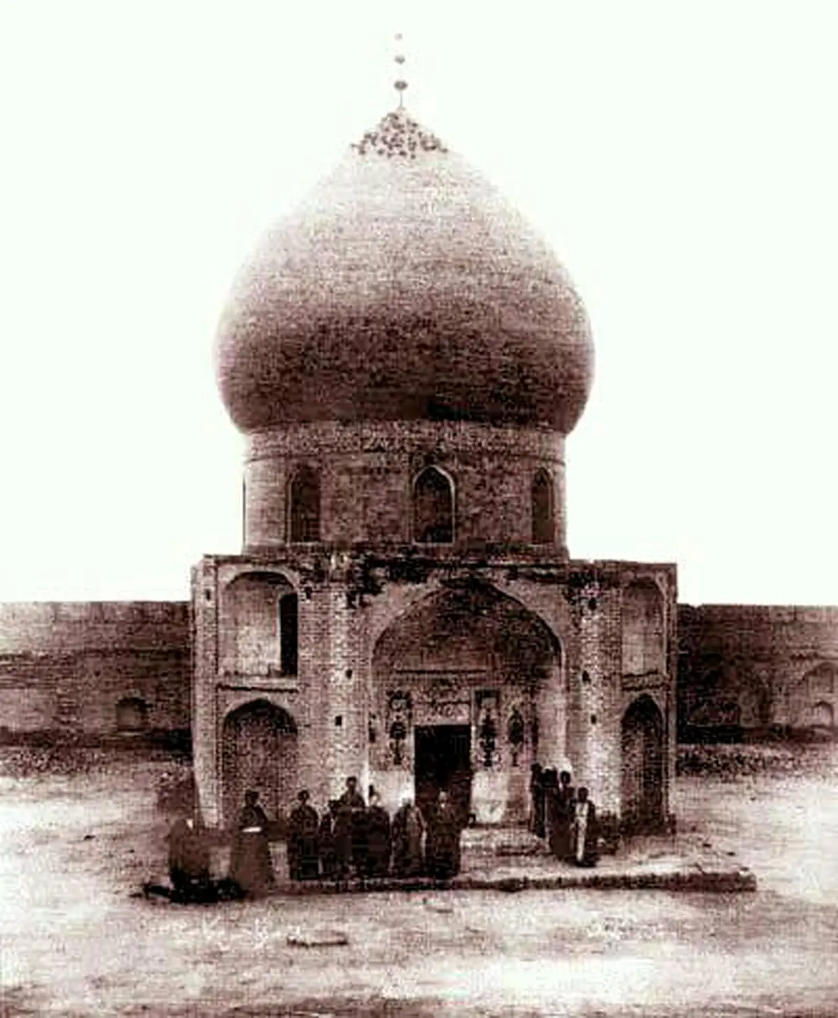قدیمی‌ترین عکس موجود از حرم امام حسین علیه السلام در کربلا