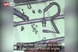 کنترل چمدان های مسافران با دستگاه سی تی اسکن