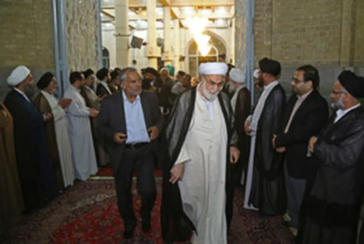 مراسم سالگرد آیت الله گلپایگانی در مسجد اعظم قم/تصاویر