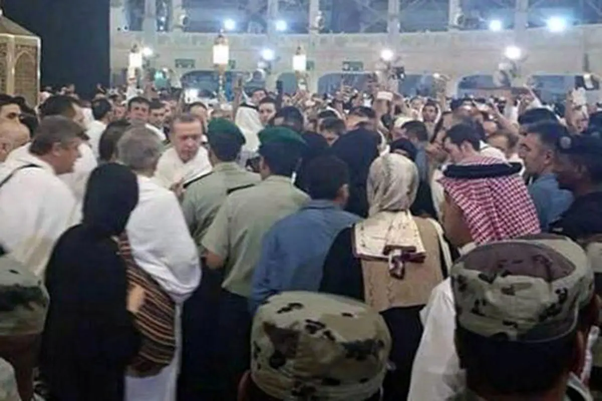 عمره مفرده اردوغان /عکس