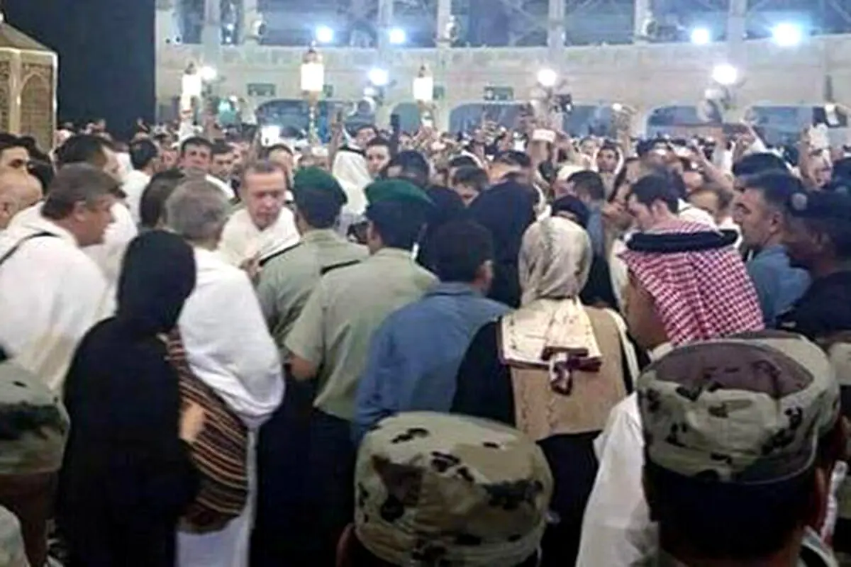 عمره مفرده اردوغان /عکس