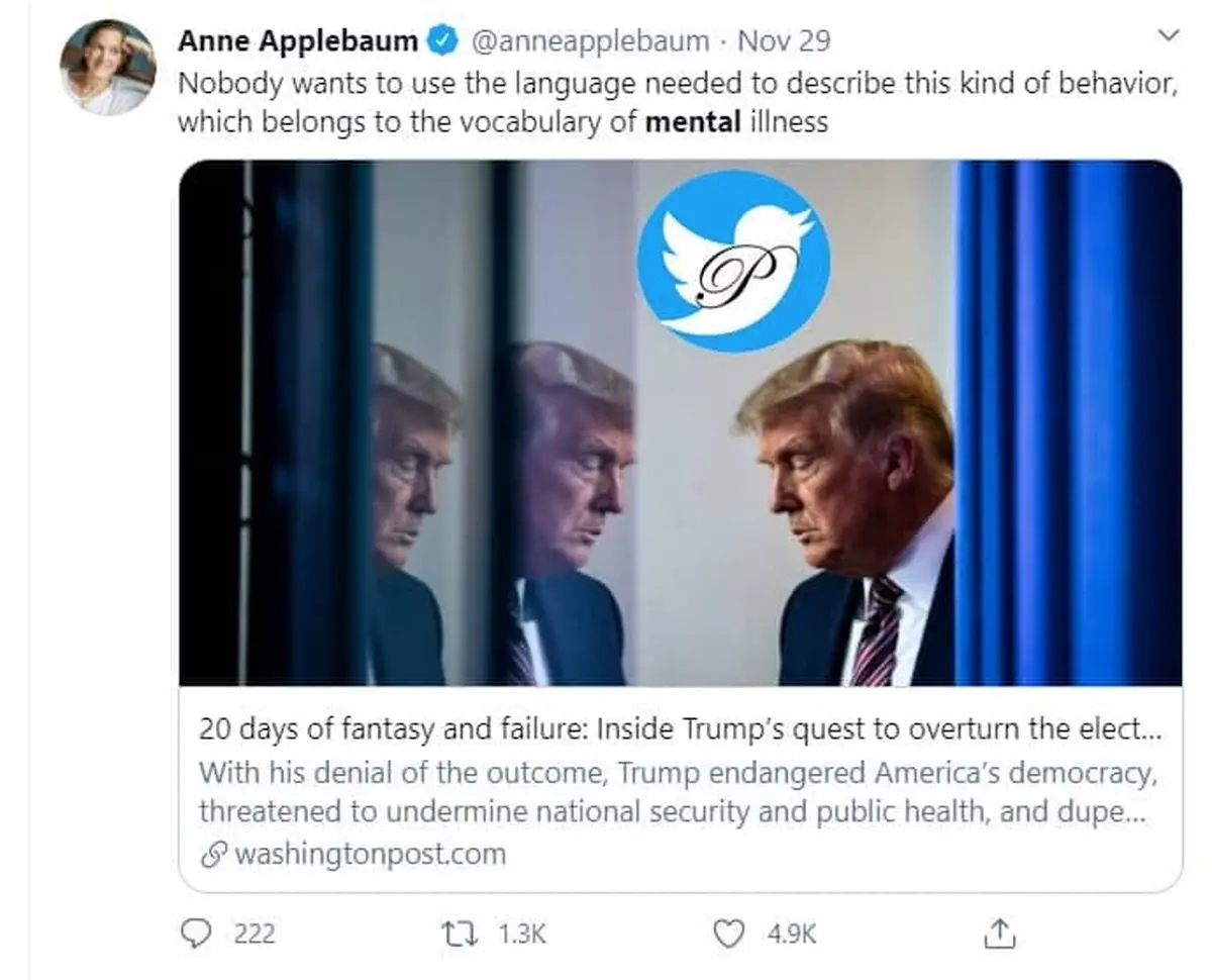 تایید روانی بودن ترامپ بر اساس رفتار‌های امروزش+عکس