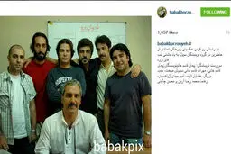 عکس زیرخاکی مهران مدیری با ژوله، قاسم‌خانی و صحت
