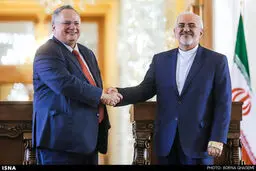 حواشی دیدار وزیر خارجه یونان با ظریف/تصاویر