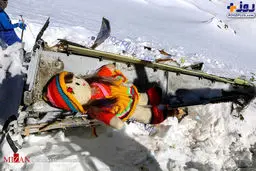 دردناک ترین تصویر از محل سقوط هواپیمای آسمان