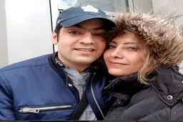 خانم بازیگر و پسرش در آمریکا+عکس