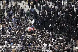 تصاویر/ تشییع طلبه همدانی