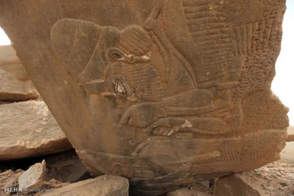 خسارات وارده به یک شهر باستانی توسط داعش/تصاویر