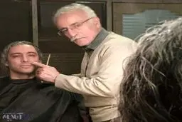 تصویری از تست گریم خواننده‌ی پاپ برای حضور در یک فیلم سینمایی