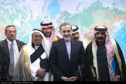 دیدار روسای احزاب و قبایل سوریه با ولایتی/ تصاویر