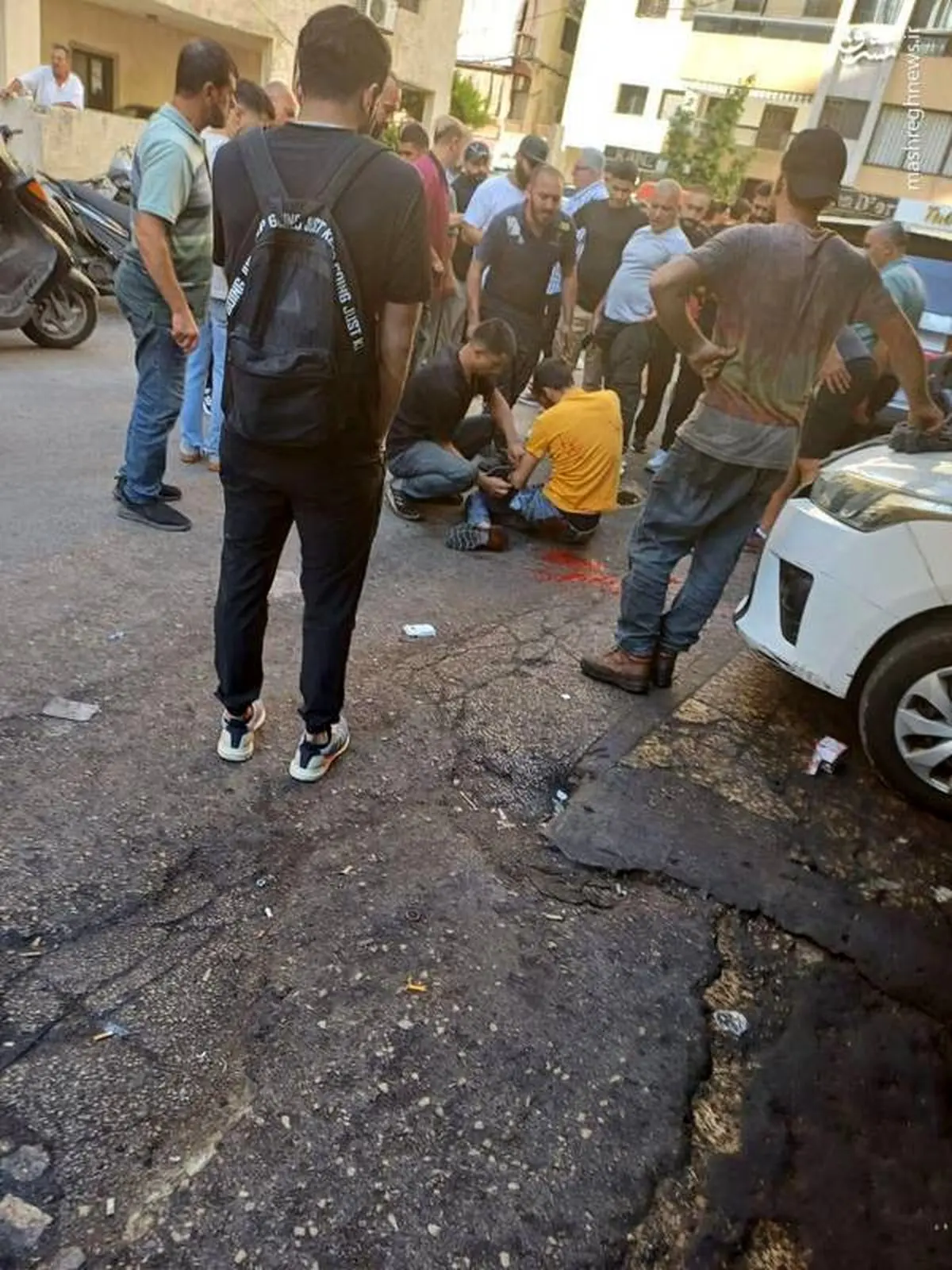 اصابت 2 موشک به خیابان ولیعصر و طالقانی