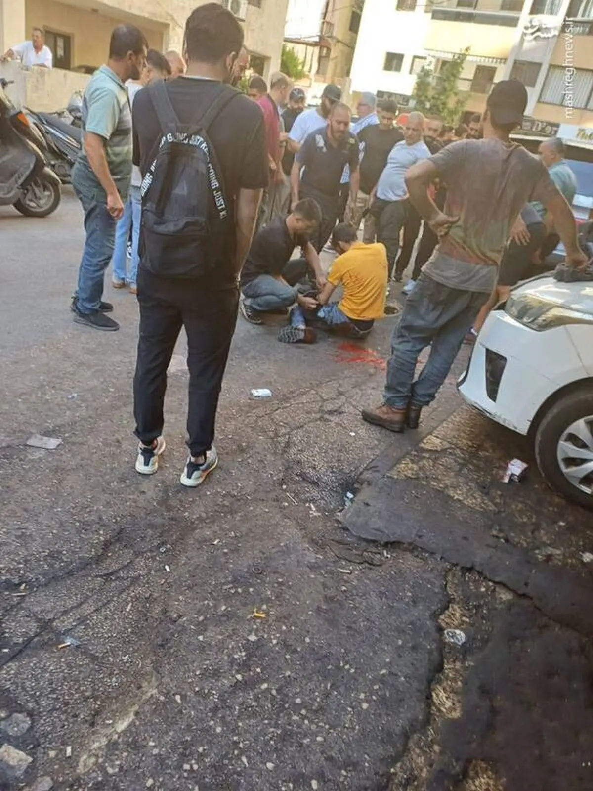 اصابت 2 موشک به خیابان ولیعصر و طالقانی