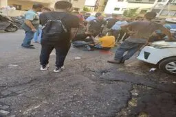 اصابت 2 موشک به خیابان ولیعصر و طالقانی