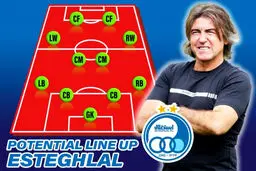 ترکیب احتمالی استقلال برای دیدار با پرسپولیس