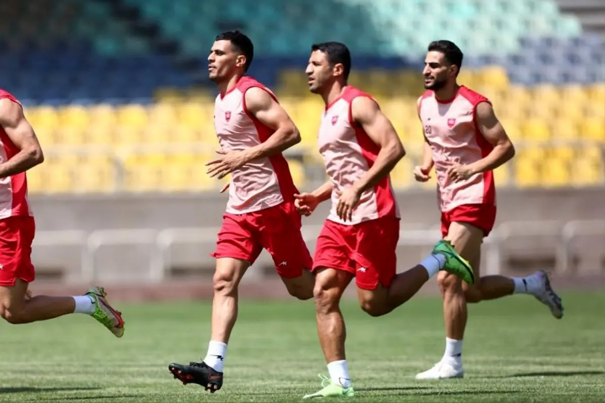 دیدار تدارکاتی  پرسپولیس مقابل ملوان