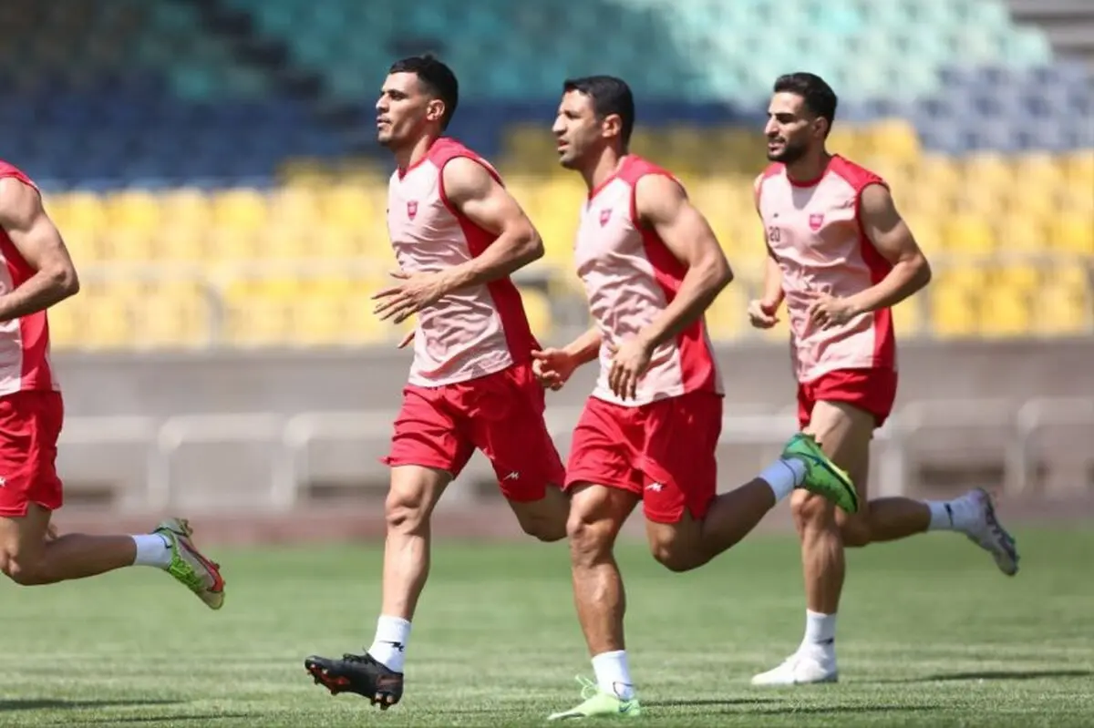 دیدار تدارکاتی  پرسپولیس مقابل ملوان