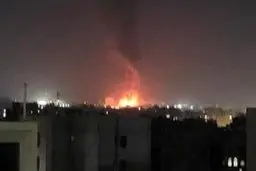 حمله هوایی اسرائیل به نیروگاه برق