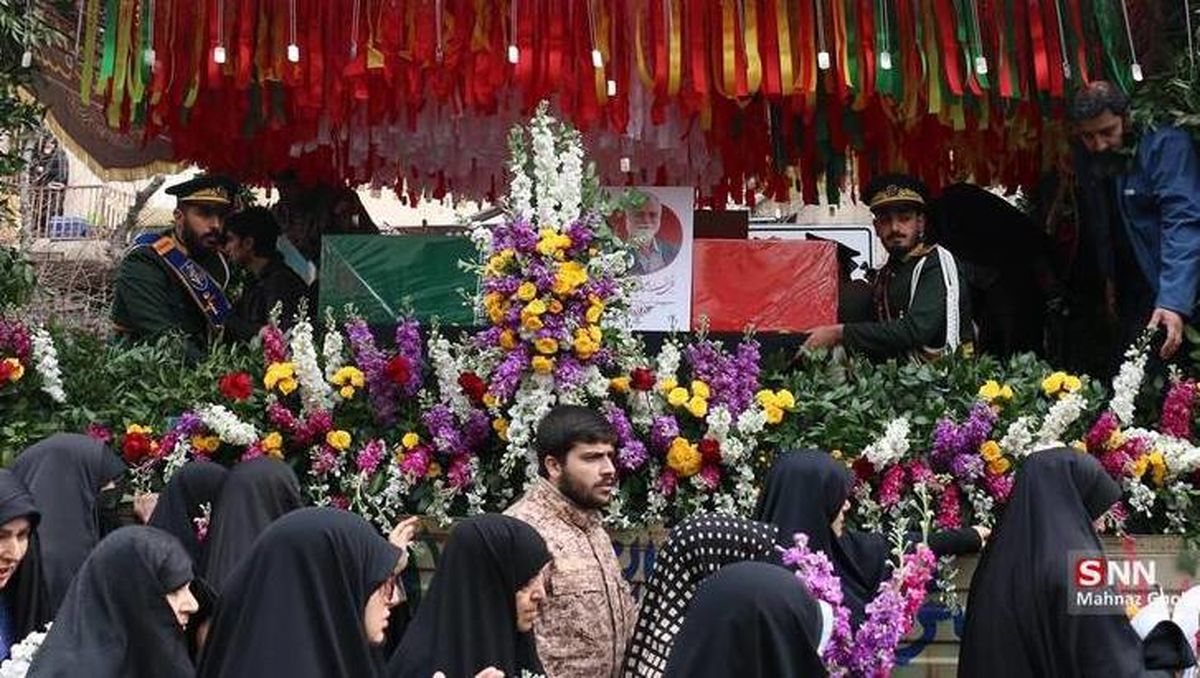 آغاز تشییع پیکر شهید "مصطفی عبداللهی" در تهران