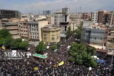 مراسم تشییع شهید رئیسی