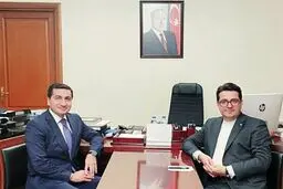 رایزنی سفیر ایران با دستیار الهام علی‌اف