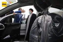 تصاویر | بازدید سرزده رئیسی از ایران خودرو