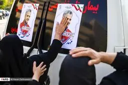 تشییع پیکر شهید مدافع سلامت مهدی صادقی