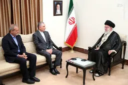 تصاویر دیدار رهبر ملی ترکمنستان با رهبر انقلاب