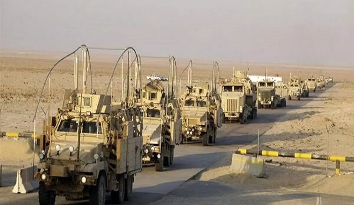 سومین کاروان آمریکا در عراق هدف حمله قرار گرفت