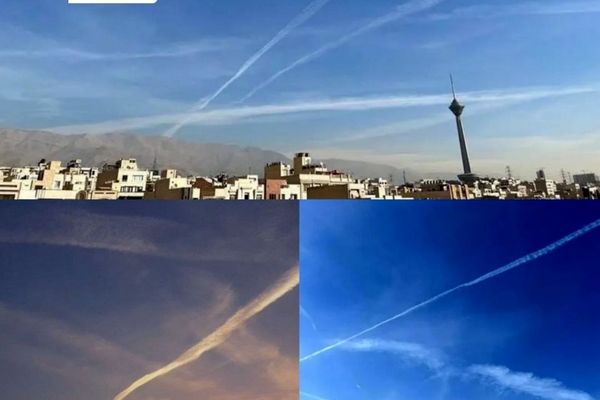 ماجرای خطوط سفید امروز در آسمان 