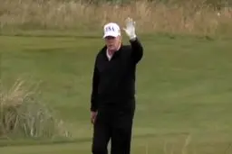 ویدیوی تقلب ترامپ در زمین گلف لو رفت