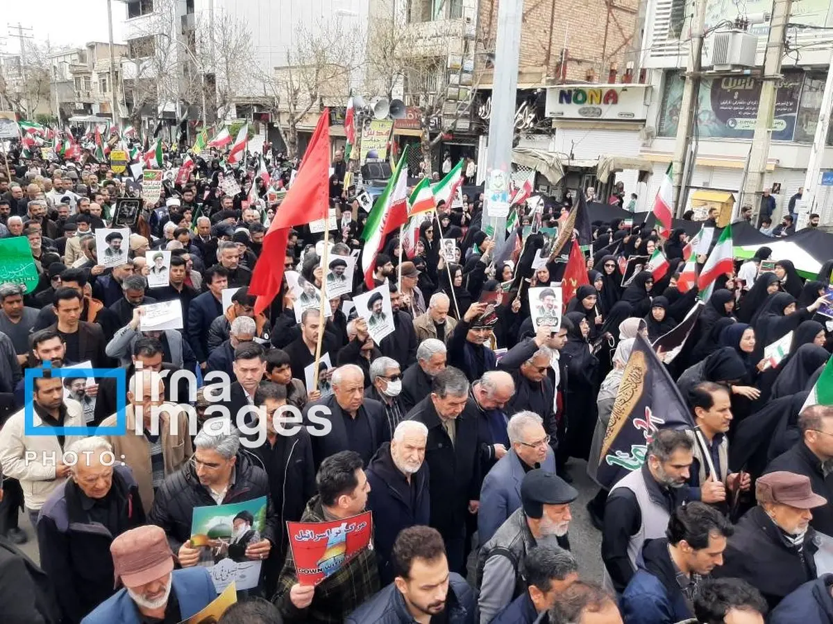 حضور حماسی مردم قم در راهپیمایی روز جهانی قدس