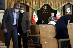تصاویر نشست رسانه‌ایی علی ربیعی سخنگوی دولت
