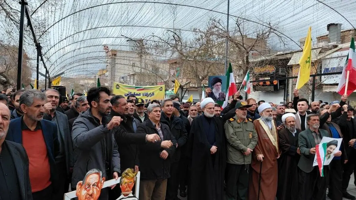 راهپیمایی پرشور روز قدس در کردستان
