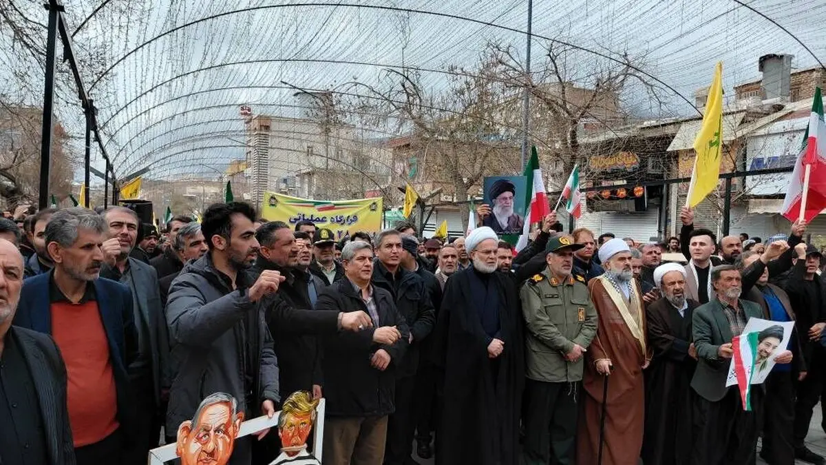 راهپیمایی پرشور روز قدس در کردستان