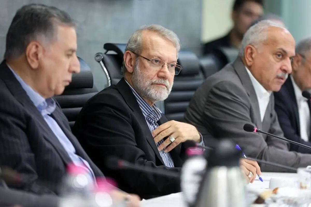 حضور لاریجانی در مراسم سالگرد شهادت رهبران مقاومت