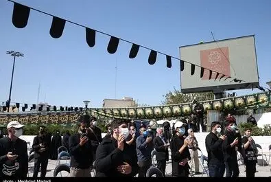  عزاداری ۲۸ صفر در میدان هفت‌تیر تهران