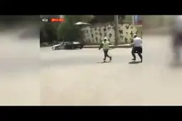 نجات یک کودکِ در حال غرق توسط پلیس سیستان  و بلوچستانی