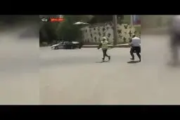نجات یک کودکِ در حال غرق توسط پلیس سیستان  و بلوچستانی