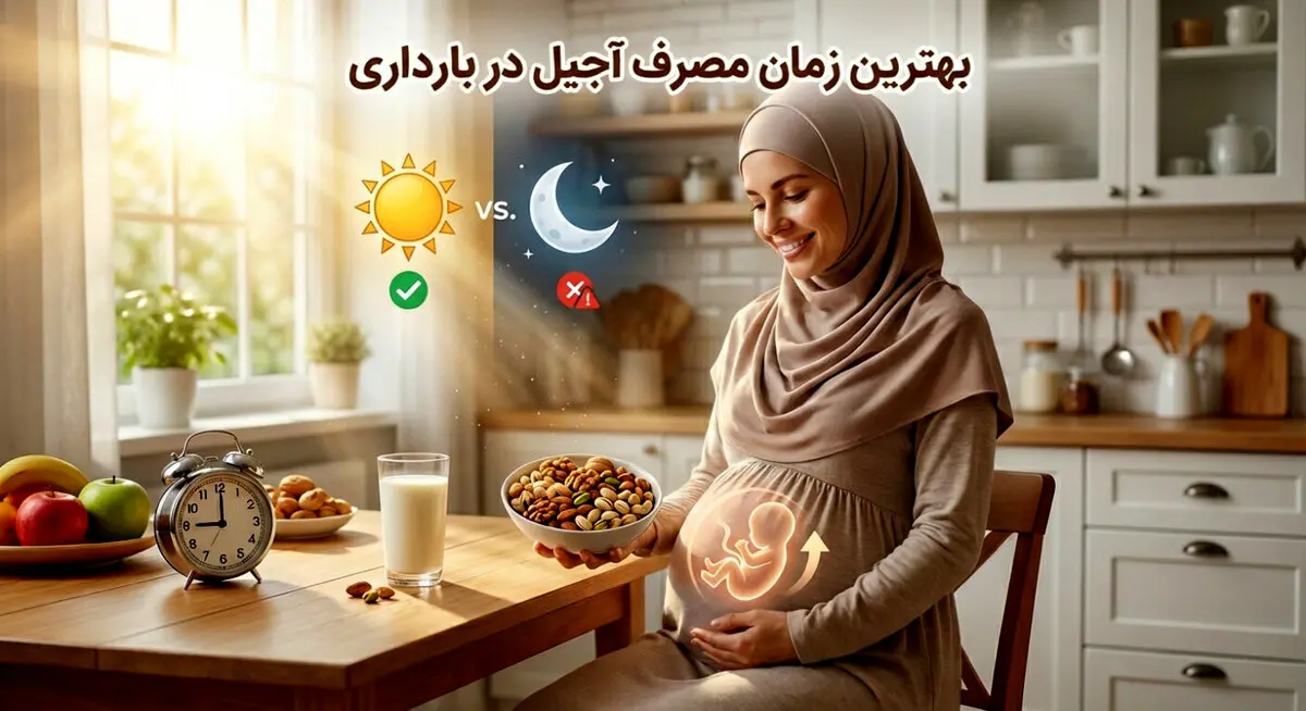 بهترین زمان خوردن آجیل در بارداری، خانم های باردار حتما بخوانند