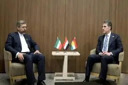 در دیدار بارزانی با معاون وزیر خارجه چه درباره جنگ گفته شد؟