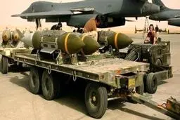 استفاده اسرائیل از  بمب های سنگر شکن آمریکا