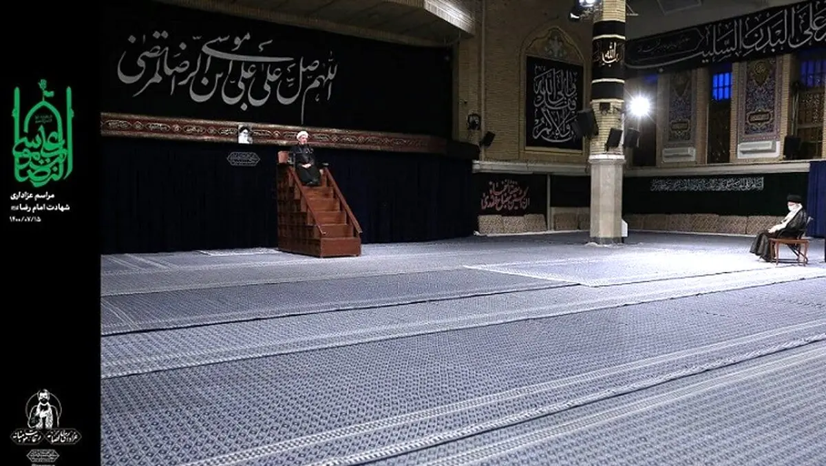 برگزاری مراسم عزاداری شهادت امام رضا با حضور رهبر انقلاب