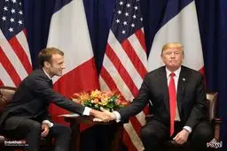 سخنان گستاخانه ترامپ درباره ایران به مکرون