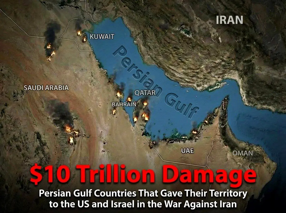 رقم تریلیون دلاری خسارت کشورهای خلیج فارس