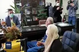  تصاویر امروز از پدر و مادر بابک خرمدین در جلسه دادسرای جنایی